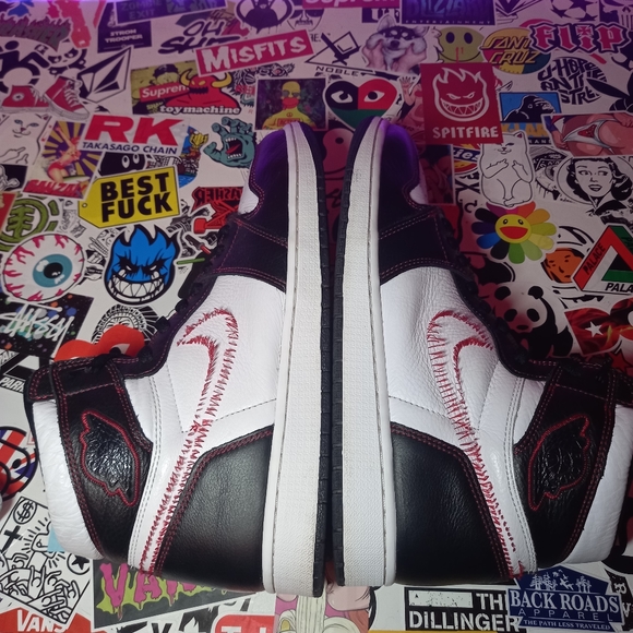 Jordan 1 defiant white black gym red - Picture 7 of 14